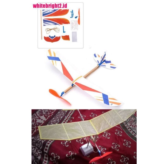 kit pesawat tenaga karet promo murah