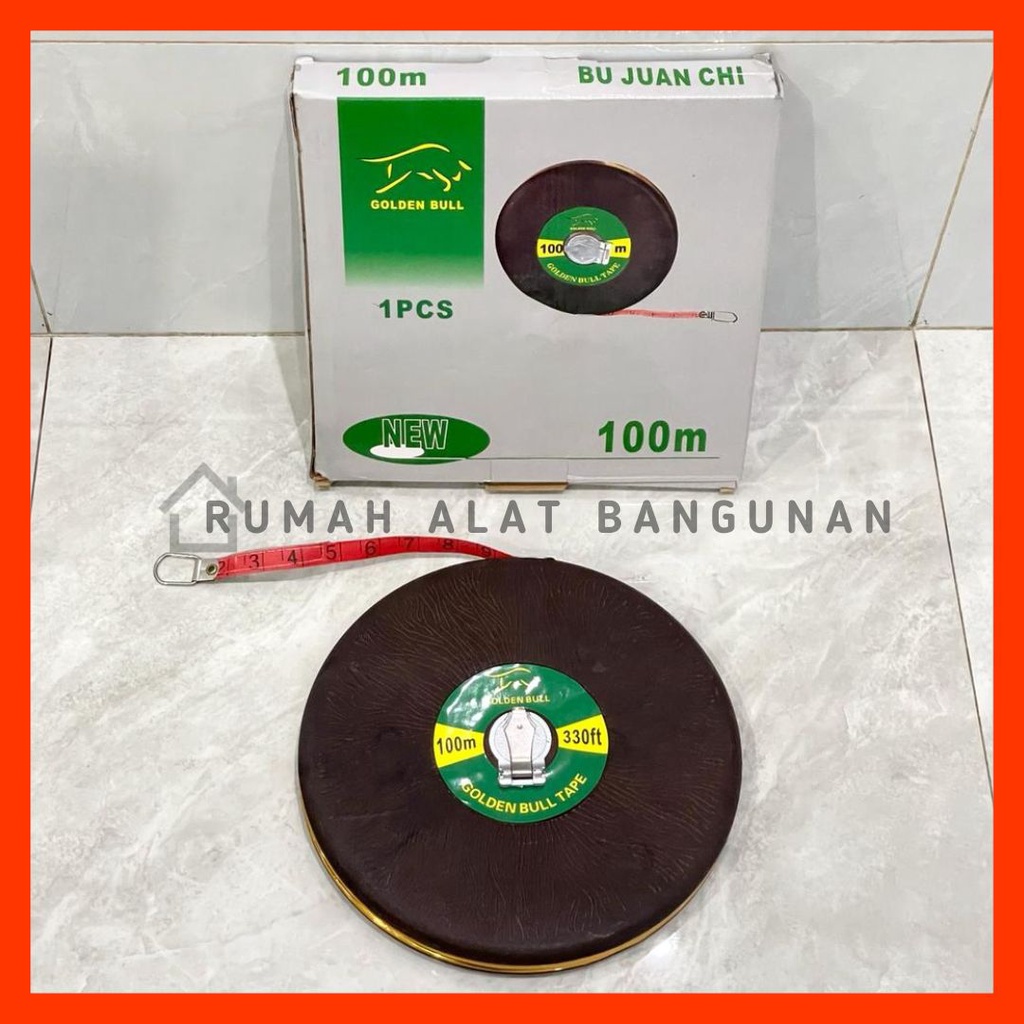 Meteran Bulat 100 m / 50 m / Meteran Kain / Meteran Tanah