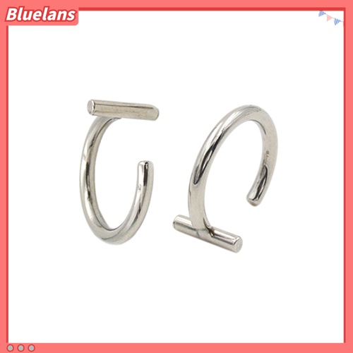 1pc Anting Klip Tulang Rawan Telinga Tanpa Tindik Gaya Punk Untuk Pria Dan Wanita