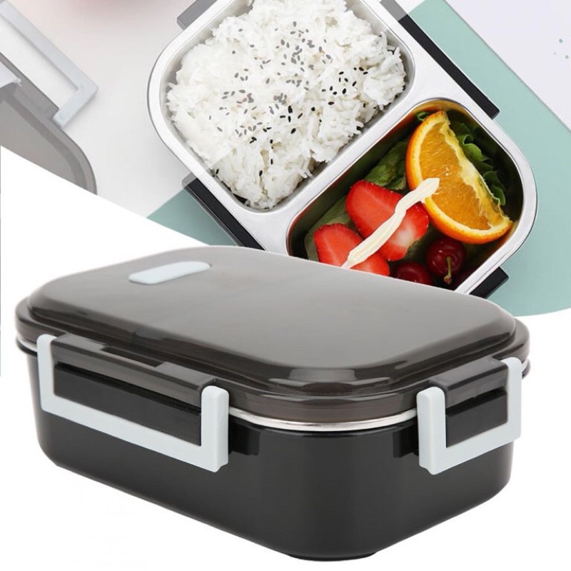 Square Steinless Steel Lunch Box 800ML with Handle