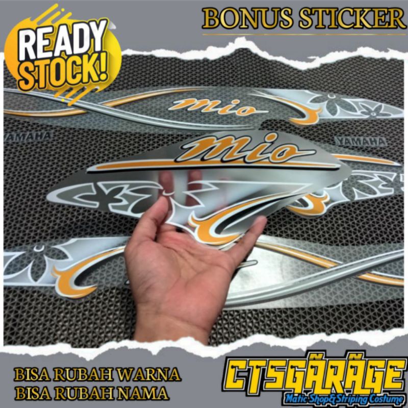 STRIPING MIO SPORTY/SMILE LIST GOLD TRANSPARAN