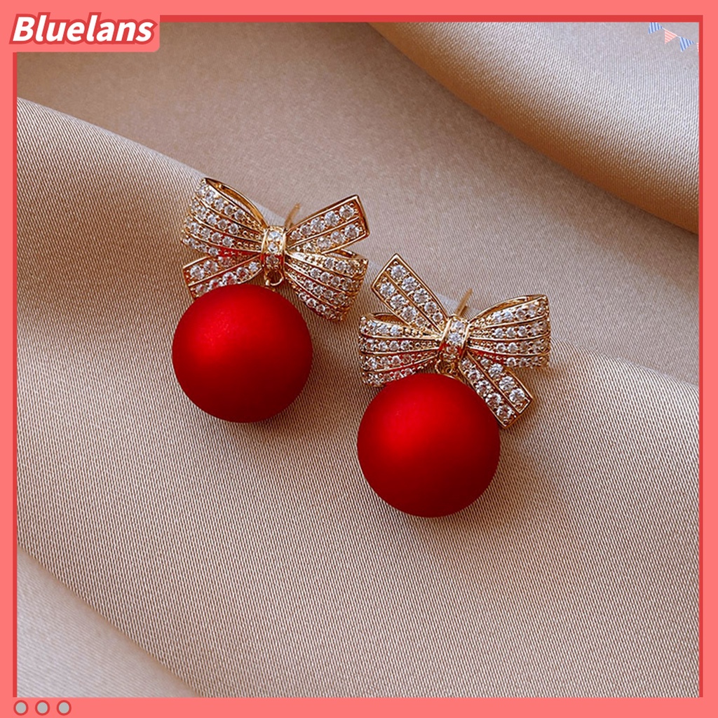 Bluelans 1 Pasang Anting Stud Bahan Alloy Tahan Pudar Untuk Wanita