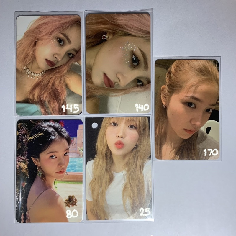 PC Photocard Red Velvet Yeri Fortune La Rouge, Finale Landscape Palmir, FMR Jasmine, Index SG21