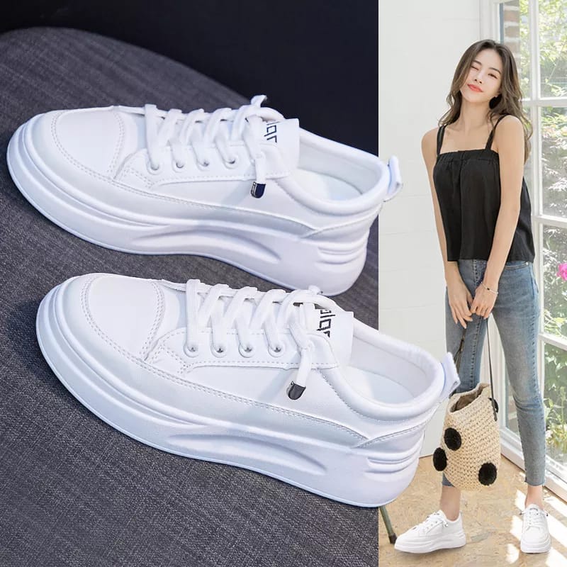 Diata Sepatu Sneakers wanita casual polos pelma