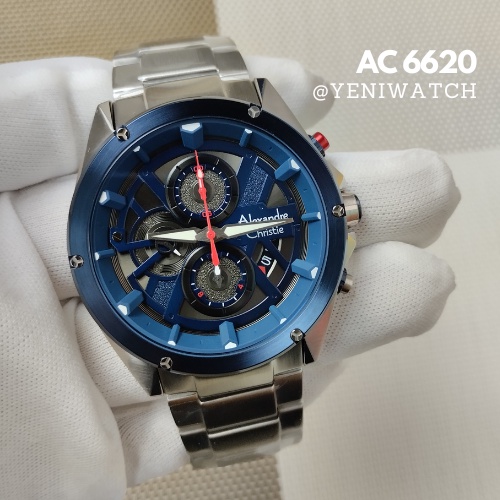 Alexandre Christie Ac 6620 Jam Tangan Pria Original Garansi Resmi 1 Tahun