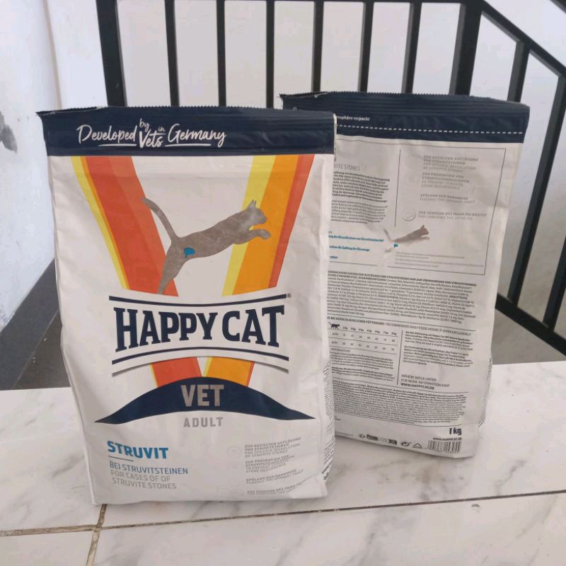 Happy Cat Vet Diet Struvit 1kg | makanan kucing untuk gangguan saluran kencing