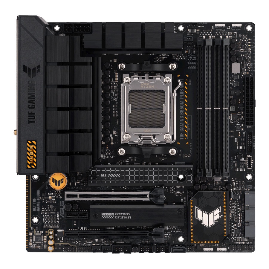 Asus TUF Gaming B650M-PLUS WIFI (AM5, AMD B650, DDR5, USB3.2 Type-C)