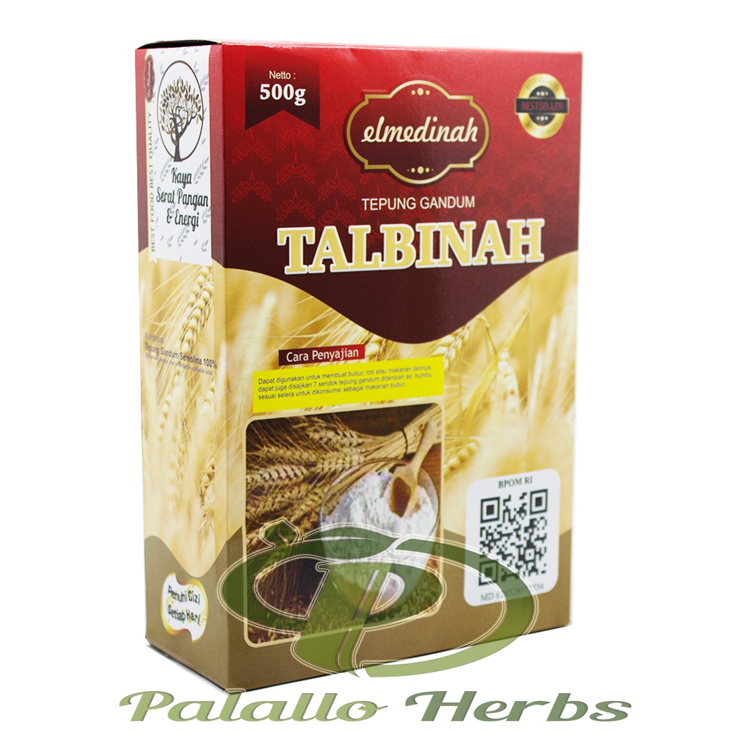 Talbinah El Medinah Resep Thibb Nabawy 500gr | Tepung Gandum 100% Asli