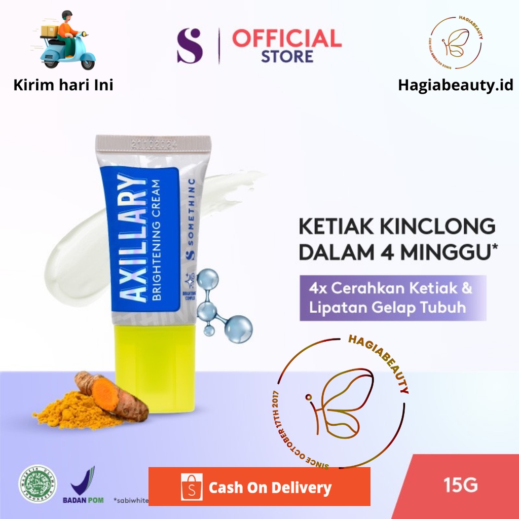 BISA COD - SOMETHINC Axillary Brightening Cream - Pencerah Pemutih Ketiak dan Area Lipatan