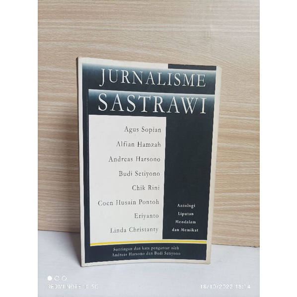 Buku Jurnalisme Sastrawi By Andreas Harsono.Budi Setiono