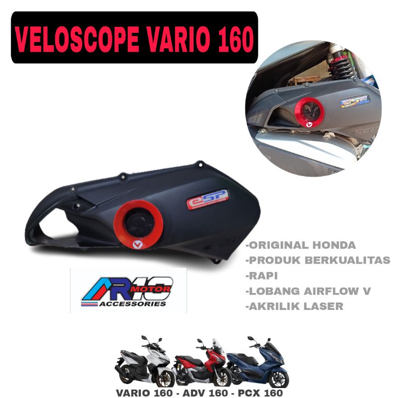 VELOSCOPE VARIO 160 DAN PCX 160 ORI AHM MODIFIKASI