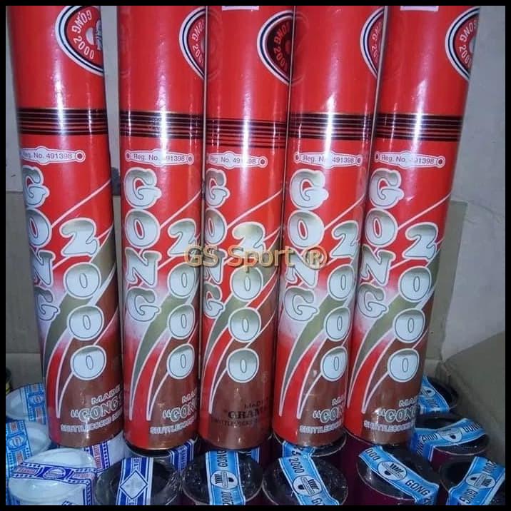 Cock/Shuttlecock Badminton Gong 2000 Merah Original