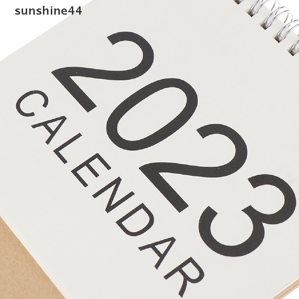 Sunshine 2023 Kalender Meja Mini Dengan Planner Jadwal Harian