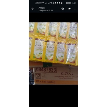 Citra Sachet bengkoang 9gr x 12