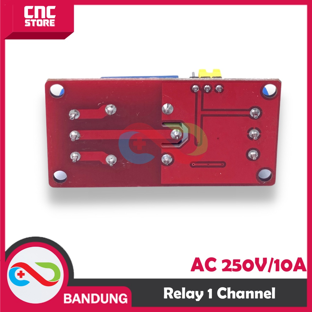 MODULE RELAY 1 CHANNEL 5V AKTIV HIGH ATAU AKTIV LOW DENGAN OPTOCOUPLER