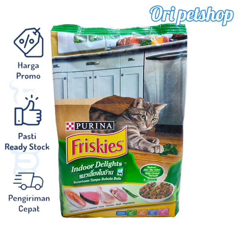 PURINA FRISKIES adult cat indoor delights 1,1kg