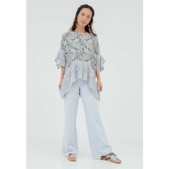 Love Bonito x Lace by Artkea - Marie Broderie crochet top Blue