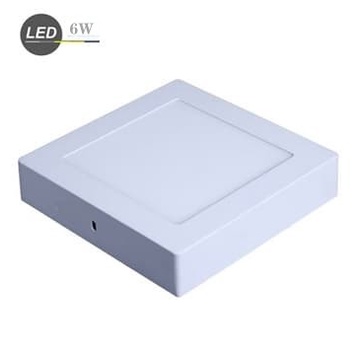 Lampu Panel Downlight LED 6W Outbow KOTAK Putih 6watt-White