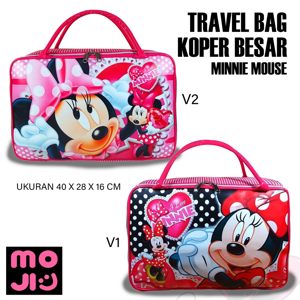 Tas mudik Tas travel bag ukuran besar motif karakter anak tas selempang Moji 1