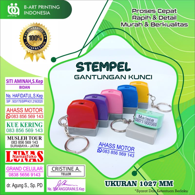 

Murah Stempel Dokter Bidan Perawat Stempel Otomatis Stempel Flash Stempel Toko Stempel Pribadi Stempel Costum Ukuran 1027mm Stempel NIP SIP NO HP Free Desain Costum