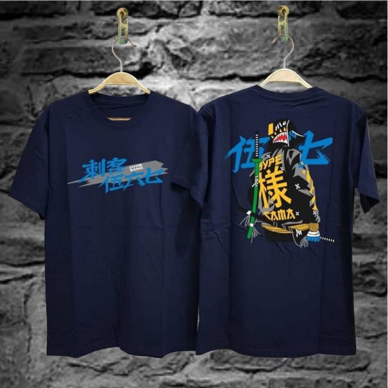 Kaos hype sama biru distro terbaru