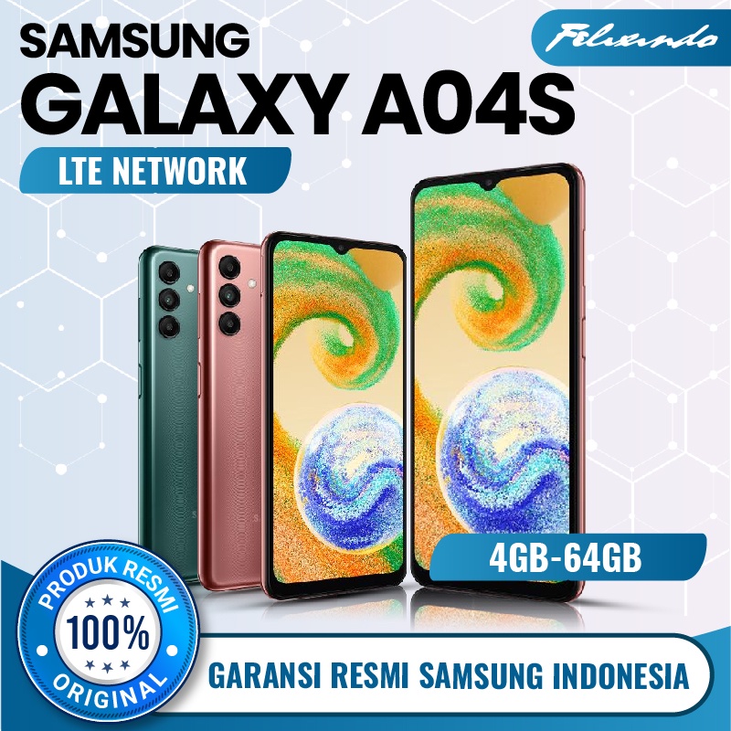 Samsung Galaxy A04s 3/32 4/64 4/128  RAM 3 4 ROM 32 64 128 GB 3GB 4GB 32GB 64GB 128GB HP Smartphone 