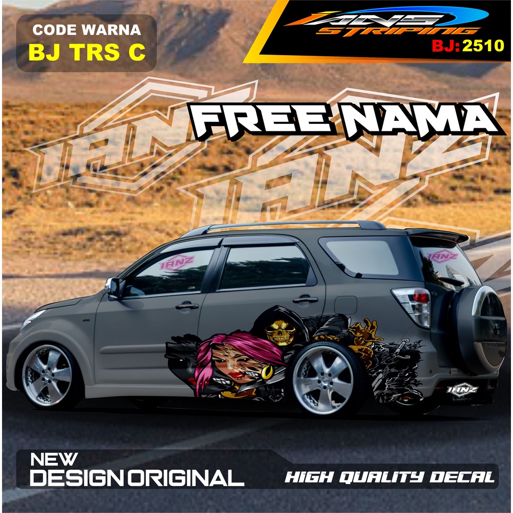 STICKER VARIASI MOBIL TERIOS   / STIKER MOBIL GRAND LIVINA / VARIASI STIKER MOBIL AVANZA / STIKER MOBIL XENIA / STIKER MOBIL