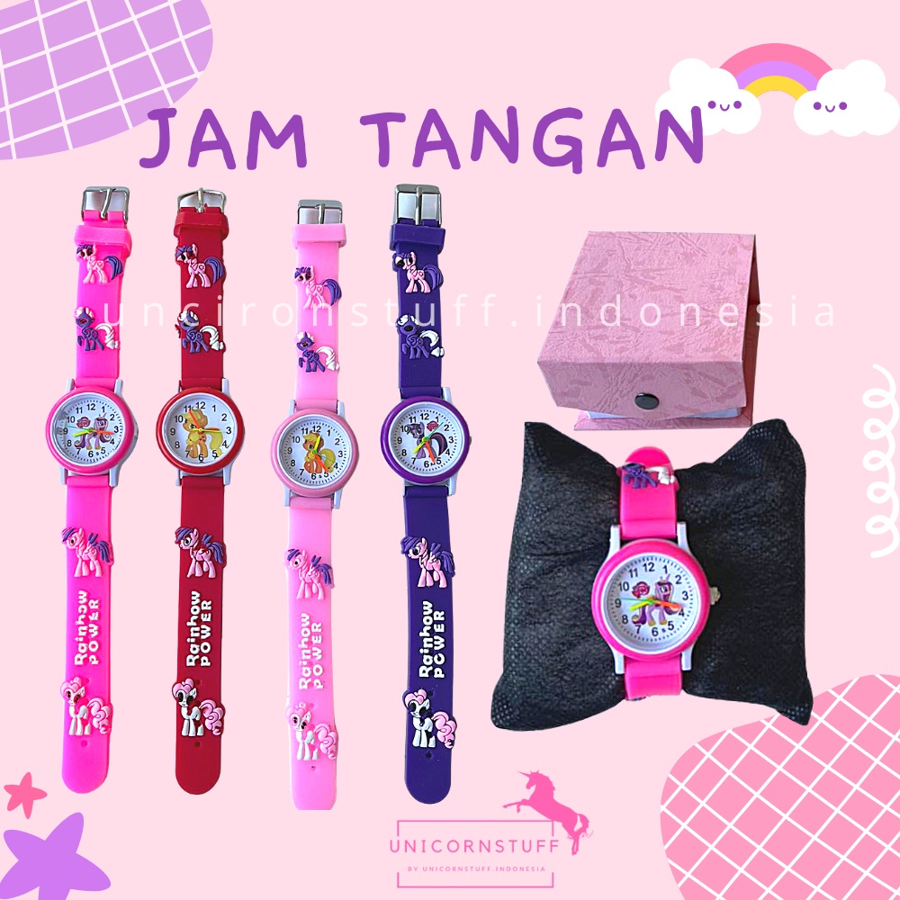 Jam Tangan Unicorn Jam Analog Anak Jam Anak Perempuan Cewek Pony