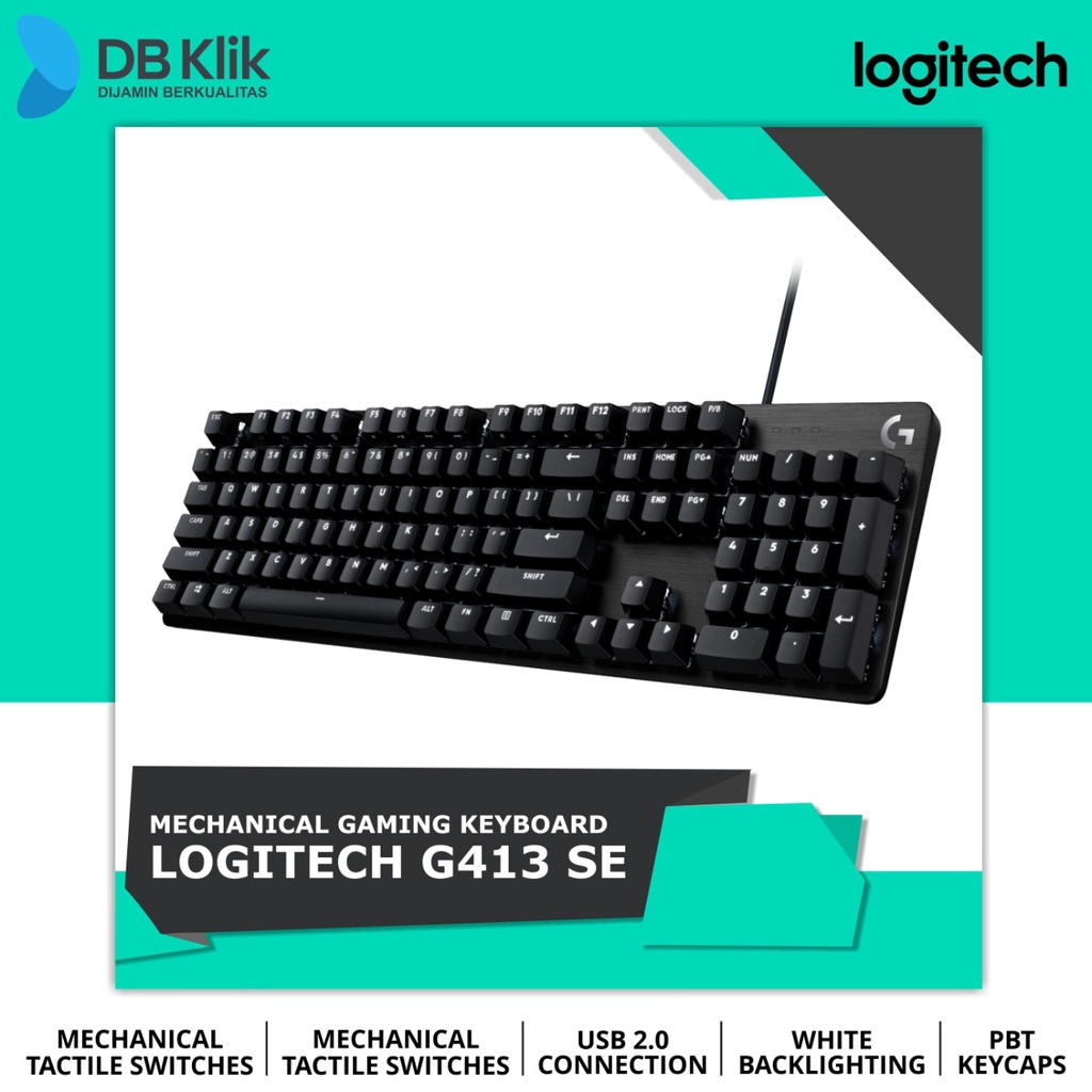 Keyboard Gaming Logitech G413 SE Mechanical Tactile Backlit-920-010439