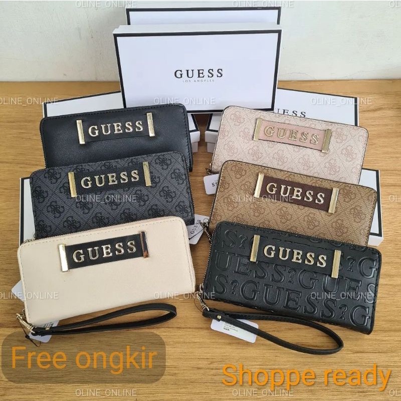 guess kerrigan zip long wallet