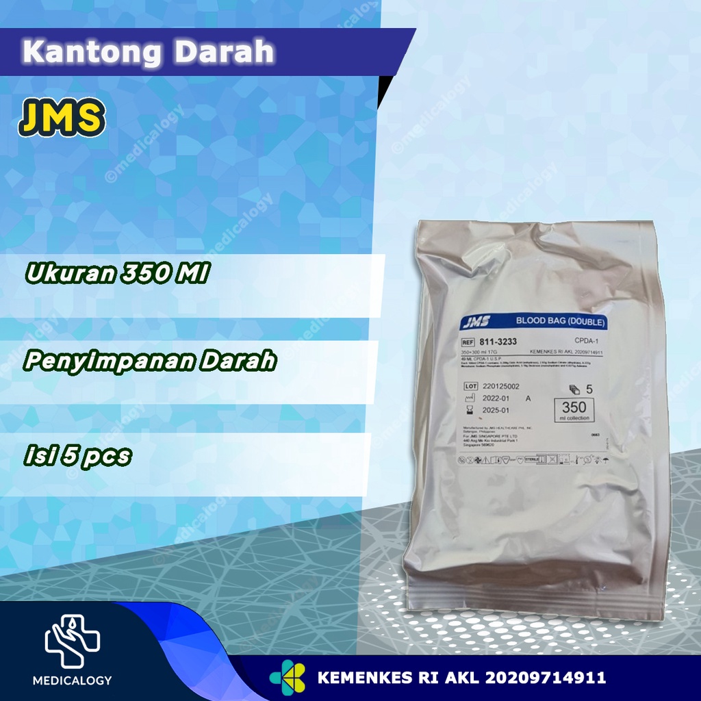 JMS Blood Bag Double 350ml