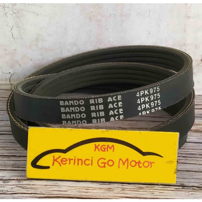 BANDO VAN BELT 4PK 975 RIB BELT TALI KIPAS 4PK-975 FAN BELT ALUR