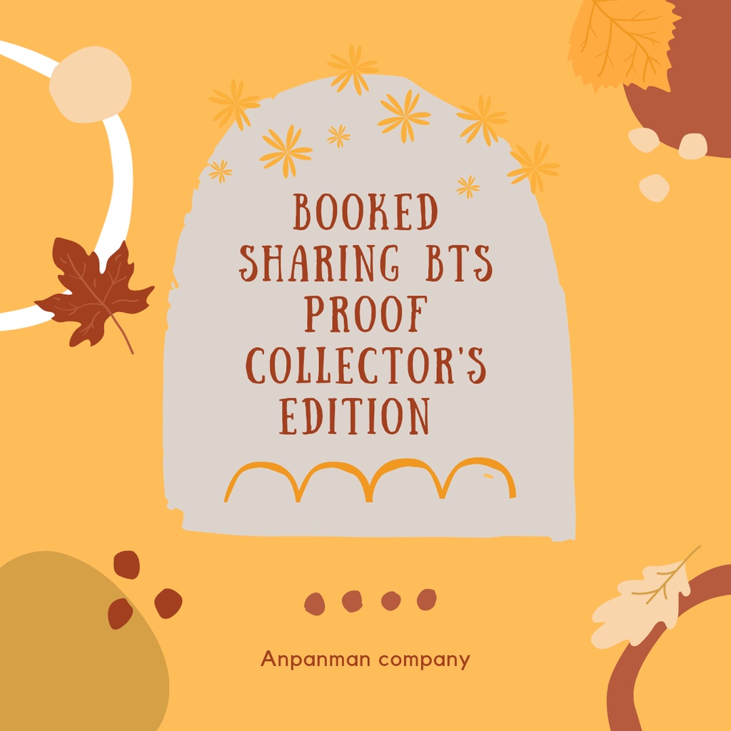 SHARING BTS PROOF COLLECTOR EDITION
