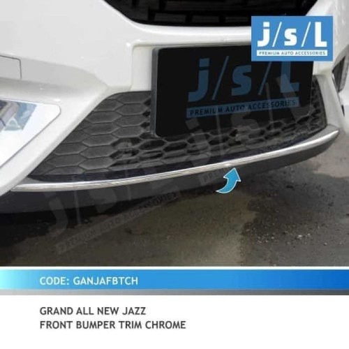 List grill bumper bawah chrome mobil honda jazz 2014 ferrari variasi