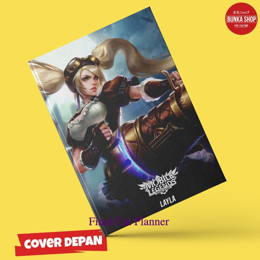 

Note Book Game Mobile Legends Layla Hardcover A5 Buku Catatan Buku Tulis Murah .