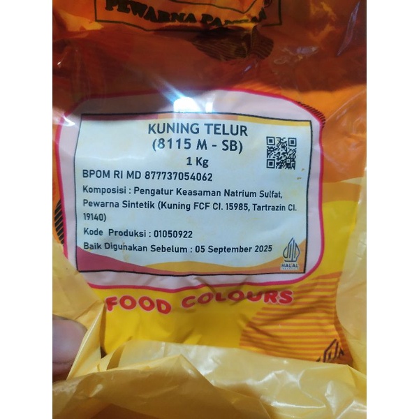 Pewarna Makanan Bubuk Unicol 1kg  / Food Colloring Powder / Sumba Makanan (1.000 gram)