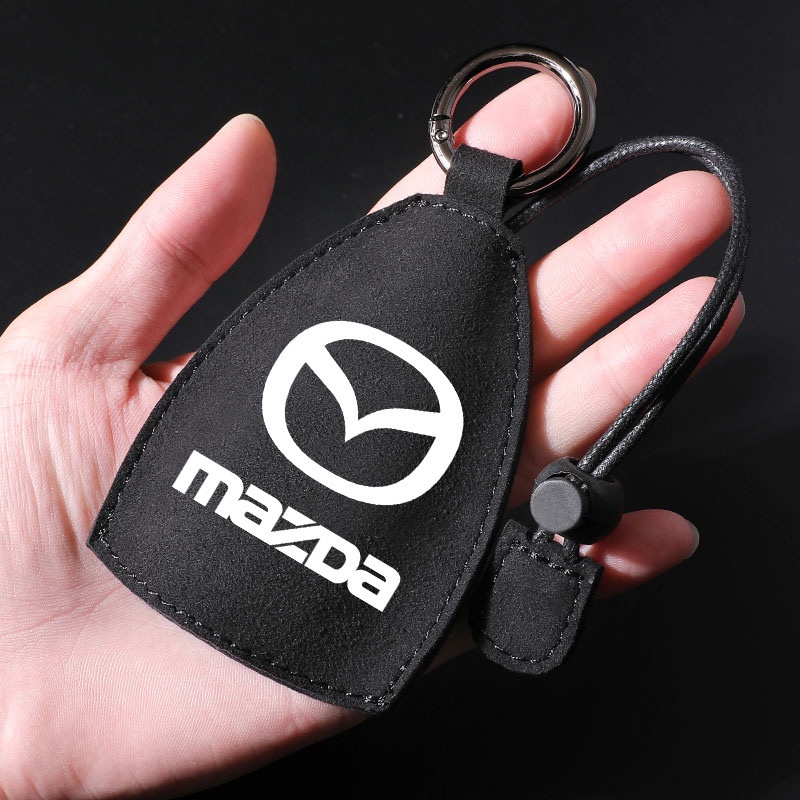 Case Kunci Mobil Bahan Kulit Suede Untuk mazda 3 mazda 6 CX-30 CX-4 CX-5 mazda 5