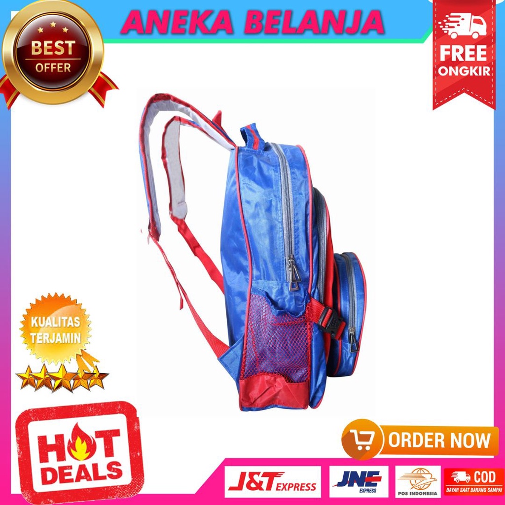 NEW Tas 2 in 1Captain America Ransel Sekolah Anak Cowok Bisa Jadi Tas Selempang Anak Cowok PAUD TK SD