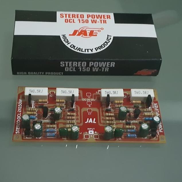 PROMOSI  9.9 KIT POWER AMPLI STEREO OCL 2X150WATT SUPER SOCL MINUS TR AMPLIFIER STREO 2X 2 X 150W 15