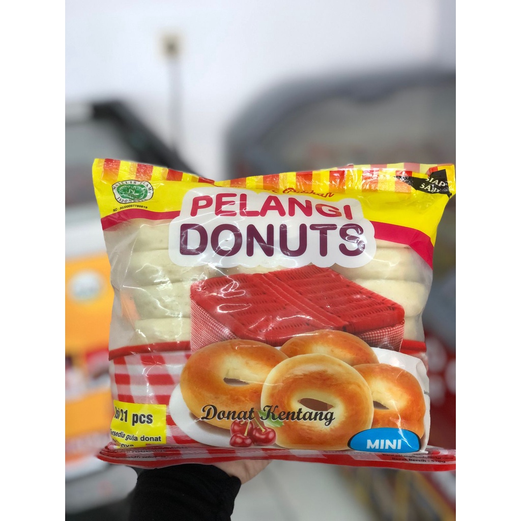 

DONATS PELANGI KENTANG ISI 10&21