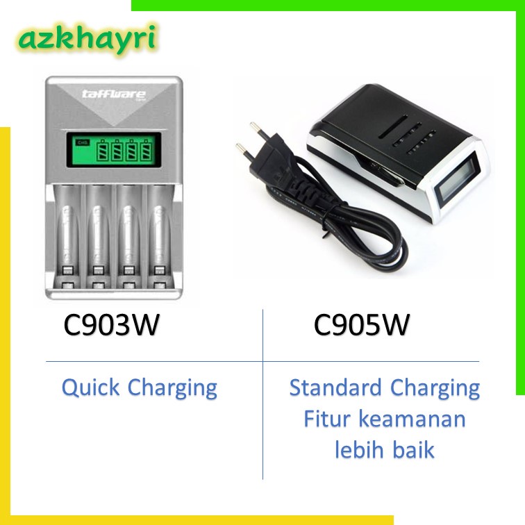 Smart Intelligent LCD 4 Slot Charger Baterai for AA AAA NiMh NiCd A2