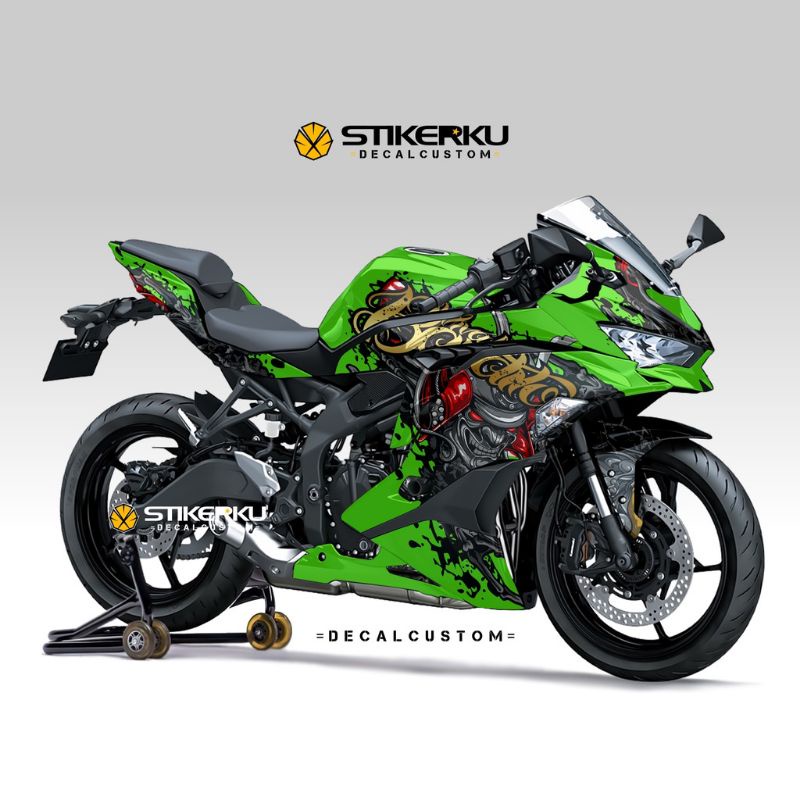 DECAL ZX25R/STRIPING STIKER FULL BODY VARIASI MOTOR ZX25 R