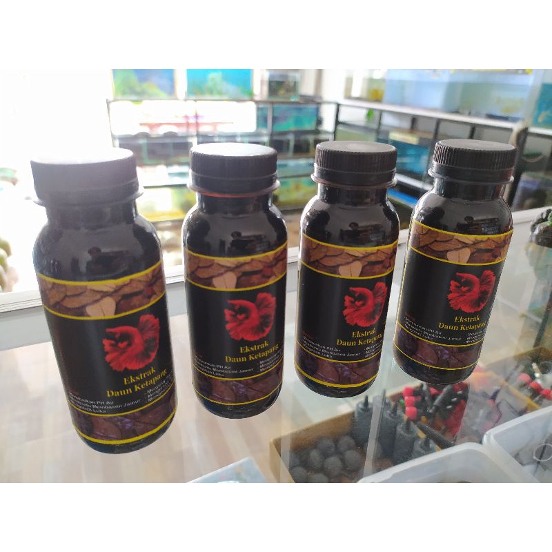 Jual Ekstrak Daun Ketapang 100ml Cocok Untuk Chana Dan Cupang Shopee Indonesia