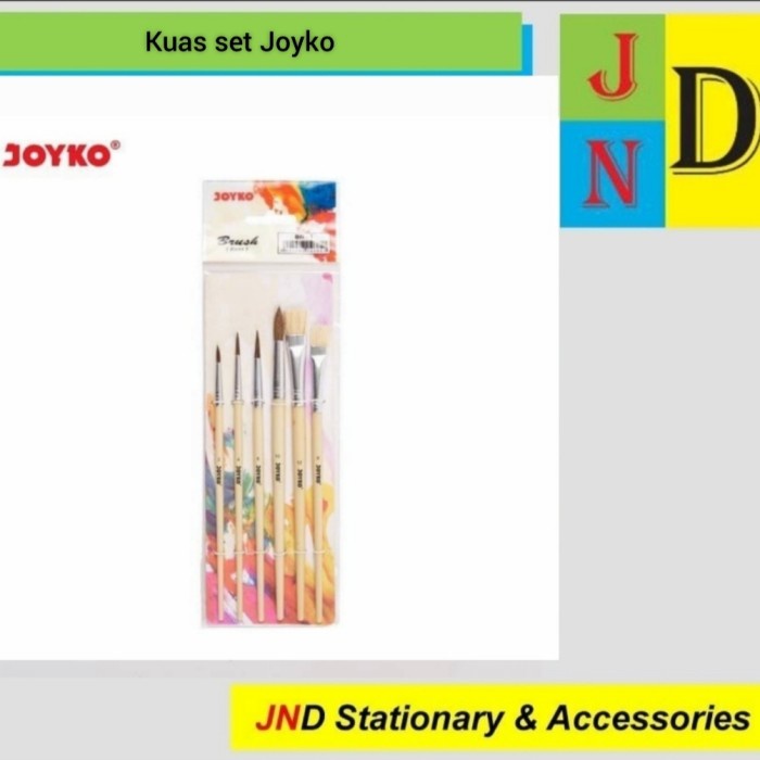 

Cuci Gudang Kuas Lukis Set Joyko Isi 6 Pcs Dengan Berbagai Ukuran Bagus