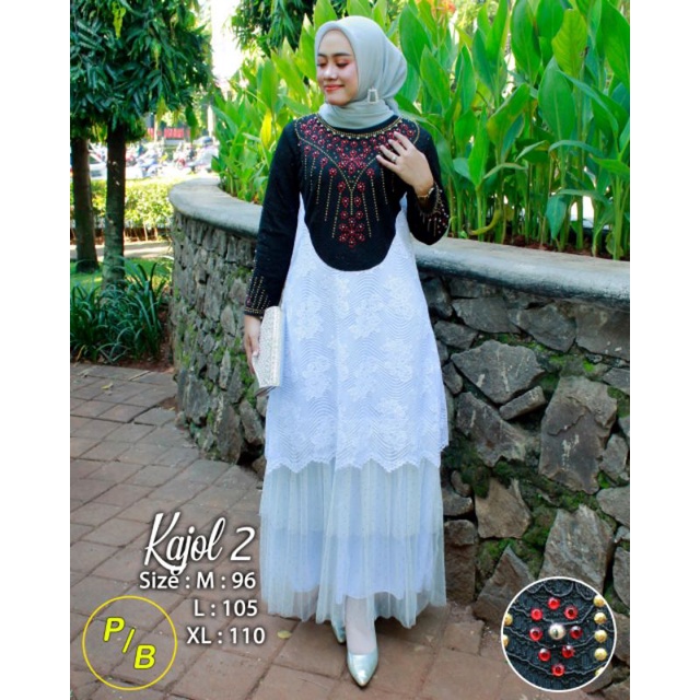 FASHION MUSLIM // GAMIS KAJOL // By Pelaminan Biru