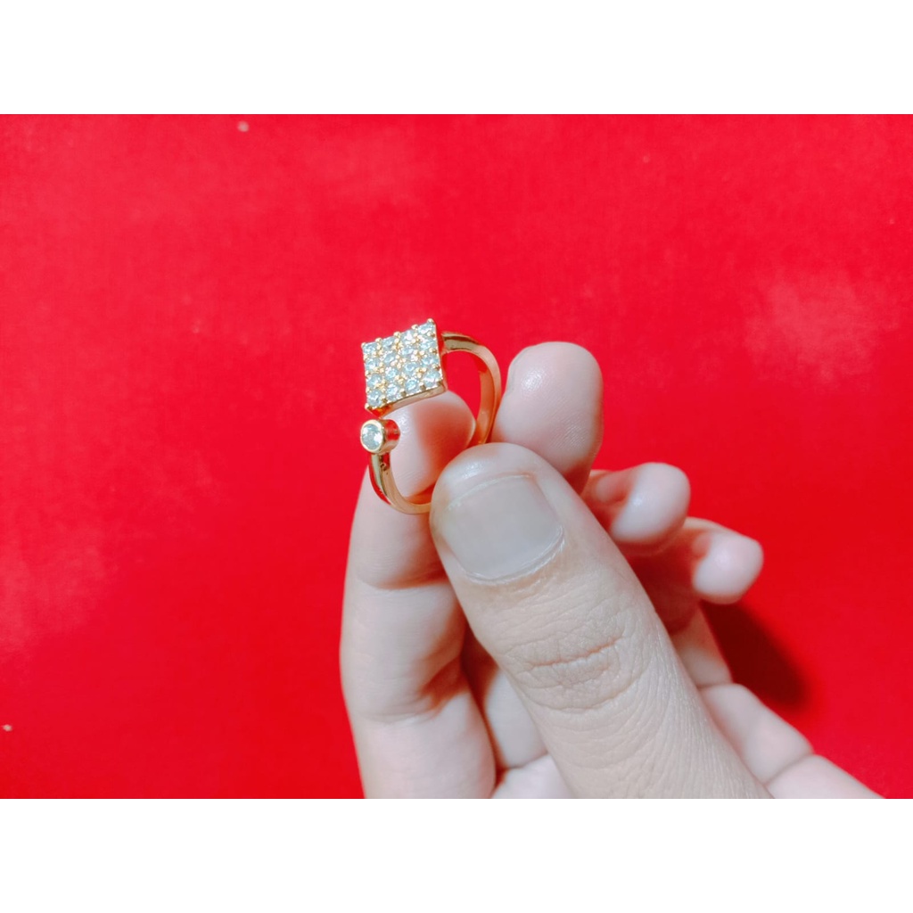 [cod]667 cincin titanium antikarat viral model ketupat