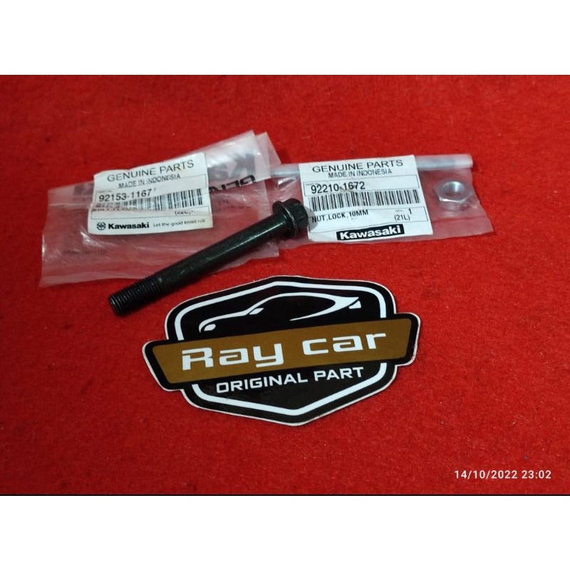 BAUT DAN MUR UNITRACK ATAS NINJA R ORIGINAL