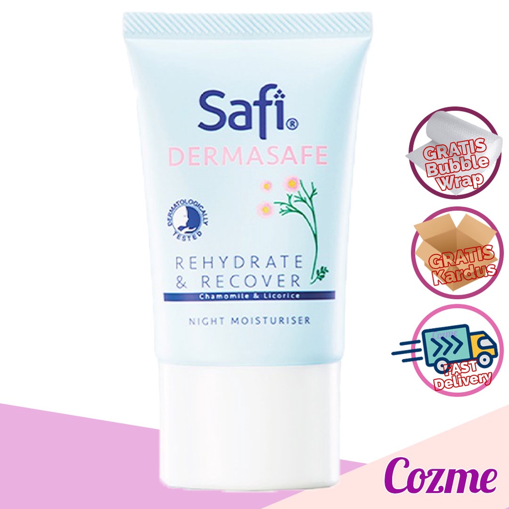 SAFI Dermasafe Night Moisturiser Rehydrate &amp; Recover 50gr