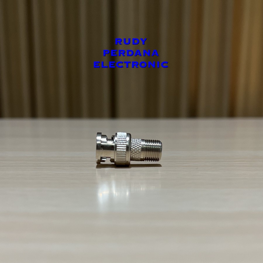 JACK BNC MALE KONEKTOR F FEMALE DRAT GOLD PLATED LAPIS EMAS CCTV