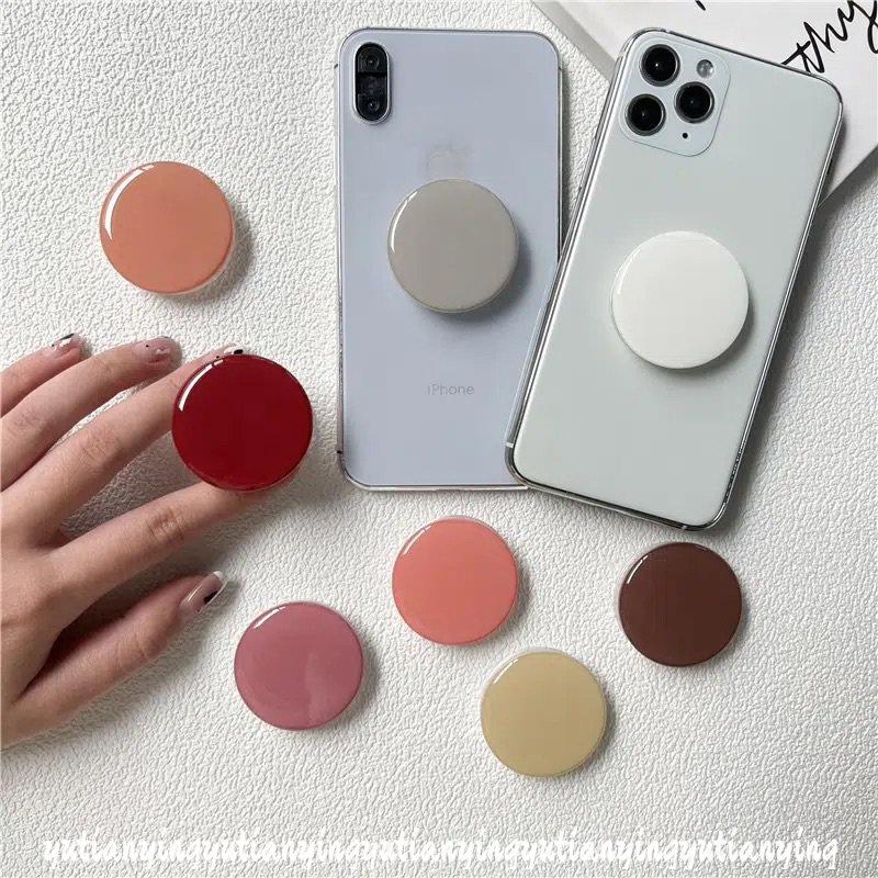 Popsocket Hp Universal Bentuk Bulat Warna Permen